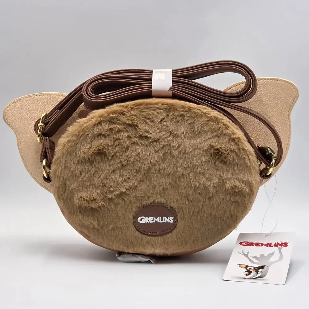 Gremlins Gizmo Fuzzy Figural Crossbody Bag New - Picture 3 of 3